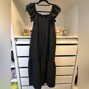 Elegant Women's black dress
